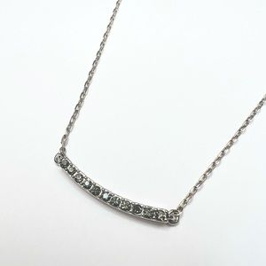 Kenneth Cole Crystal Bar Necklace